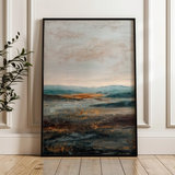Abstract 1744 Canvas Art 60 x 40 cm / Black