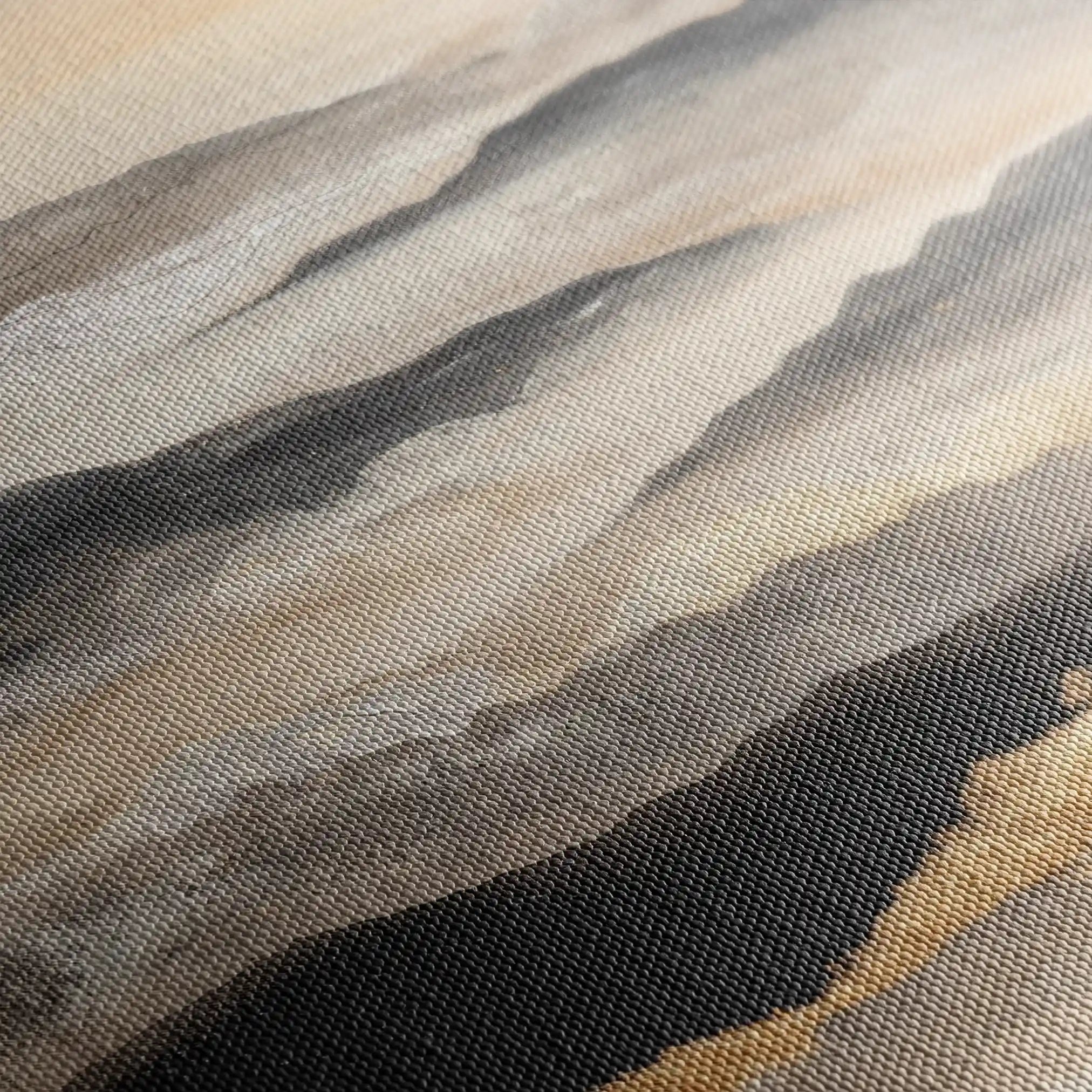 Abstract 1747 Canvas Art 60 x 40 cm / Black