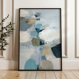 Abstract 1749 Canvas Art 60 x 40 cm / Black
