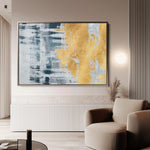 Abstract 175 Canvas Art 60 x 40 cm / Black