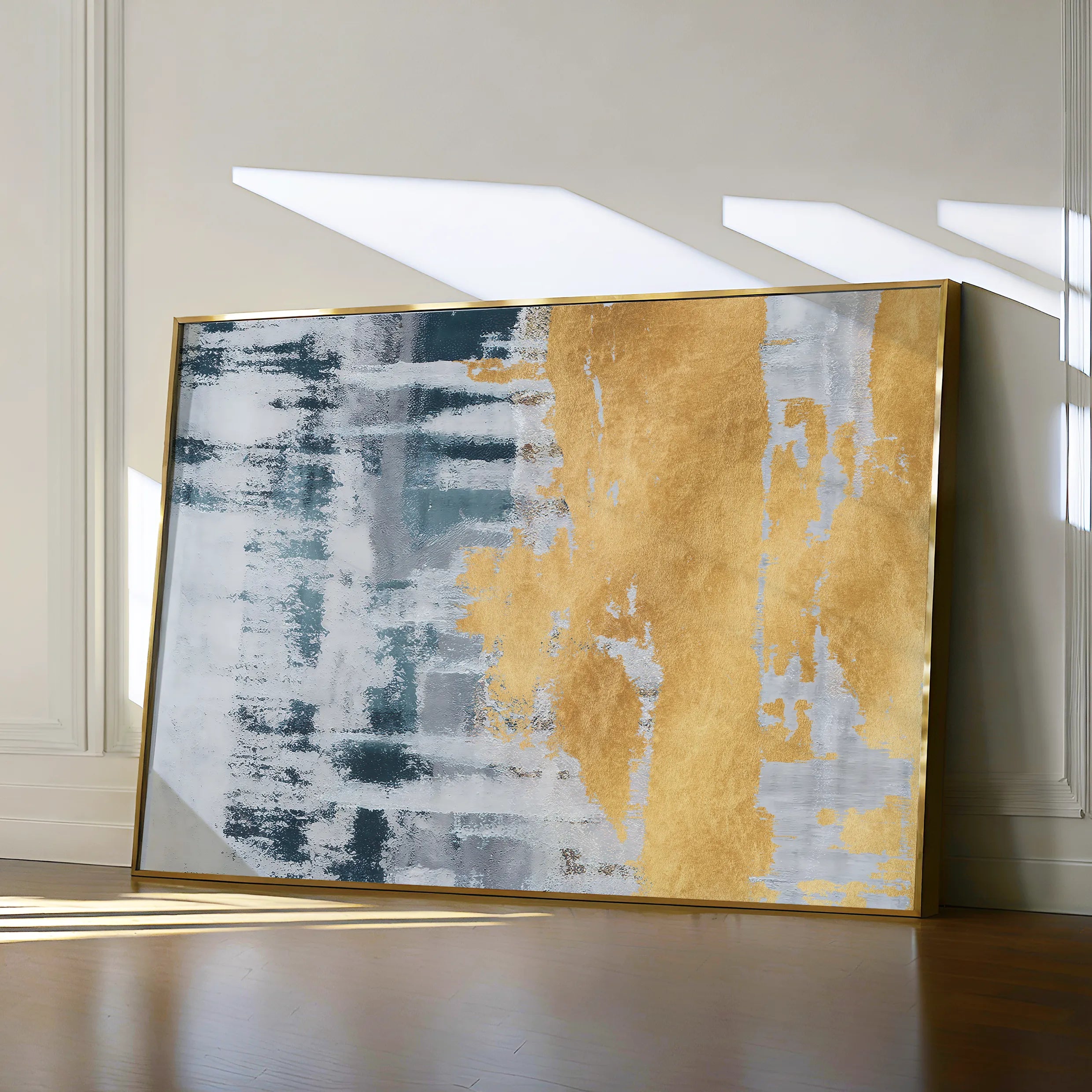 Abstract 175 Canvas Art 60 x 40 cm / Black