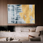 Abstract 175 Canvas Art 60 x 40 cm / Black