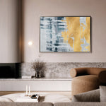 Abstract 175 Canvas Art 60 x 40 cm / Black