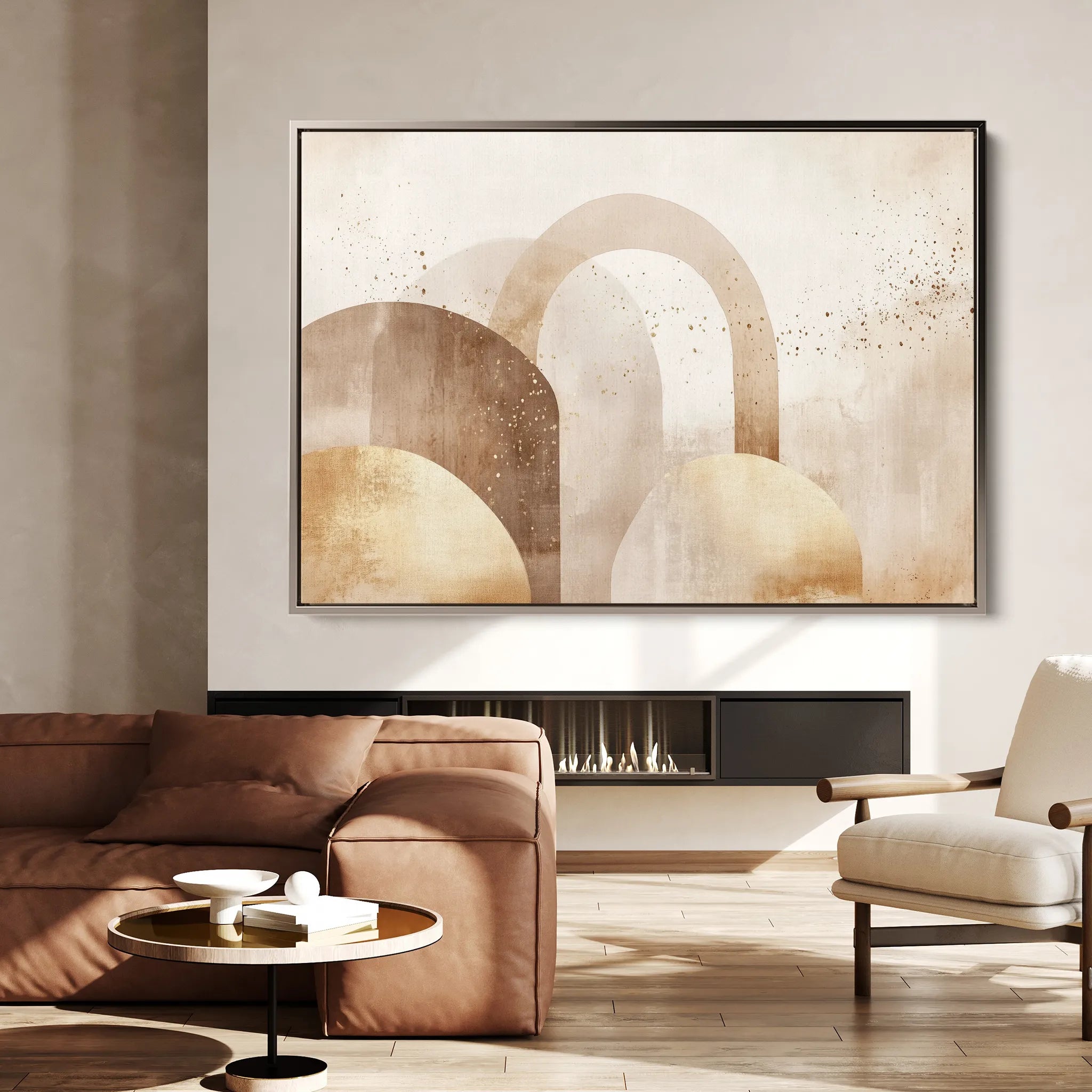 Boho 175 Canvas Art 60 x 40 cm / Black