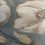 Floral 175 Canvas Art 60 x 40 cm / Black