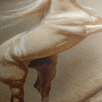 Horses 175 Canvas Art 60 x 40 cm / Black