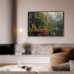 Landscape 175 Canvas Art 60 x 40 cm / Black