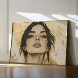 Portrait 175 Canvas Art 60 x 40 cm / Black