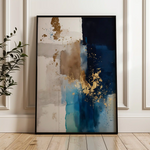 Abstract 1751 Canvas Art 60 x 40 cm / Black