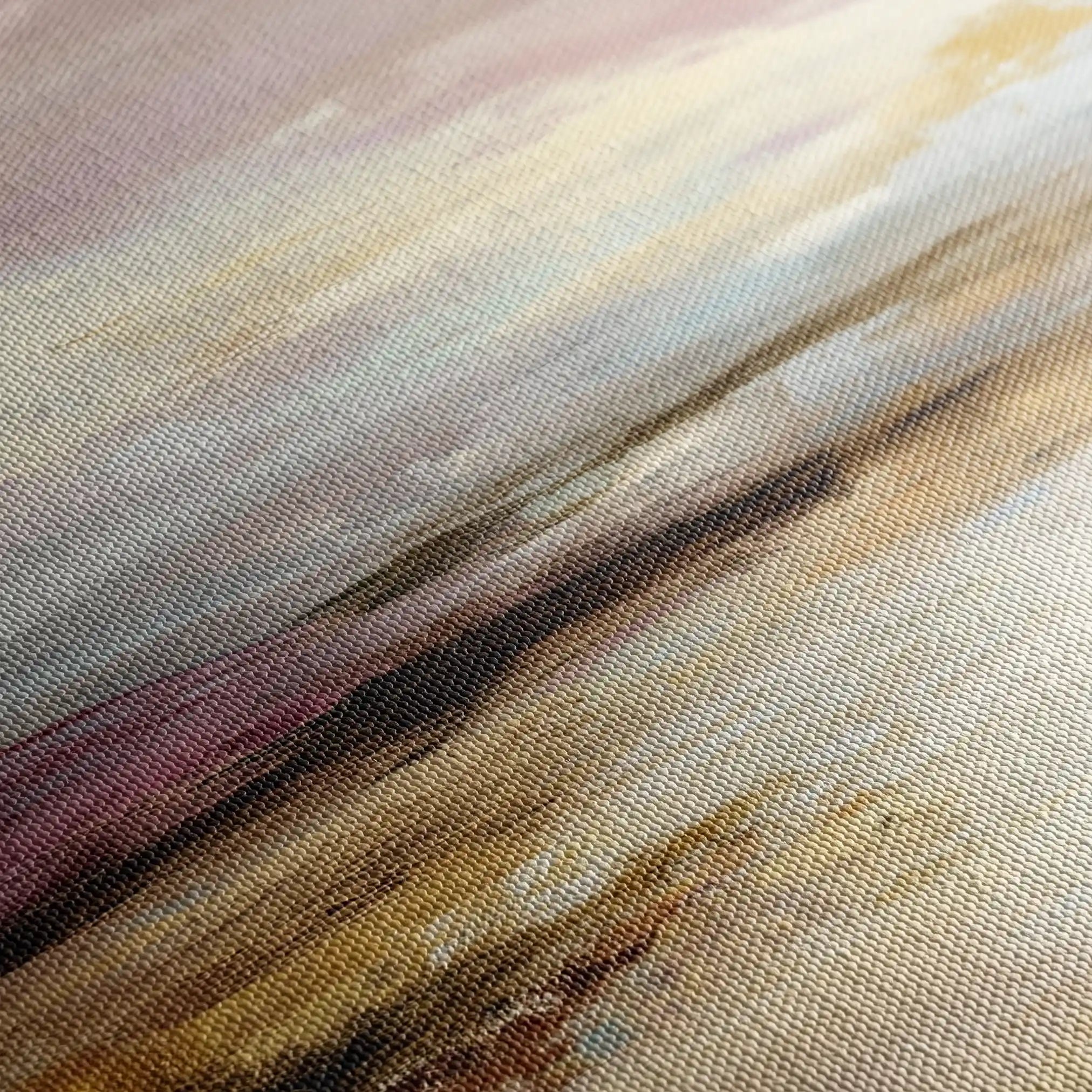 Abstract 1752 Canvas Art 60 x 40 cm / Black