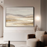 Abstract 1753 Canvas Art 60 x 40 cm / Black