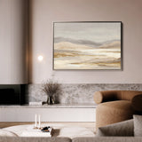 Abstract 1753 Canvas Art 60 x 40 cm / Black