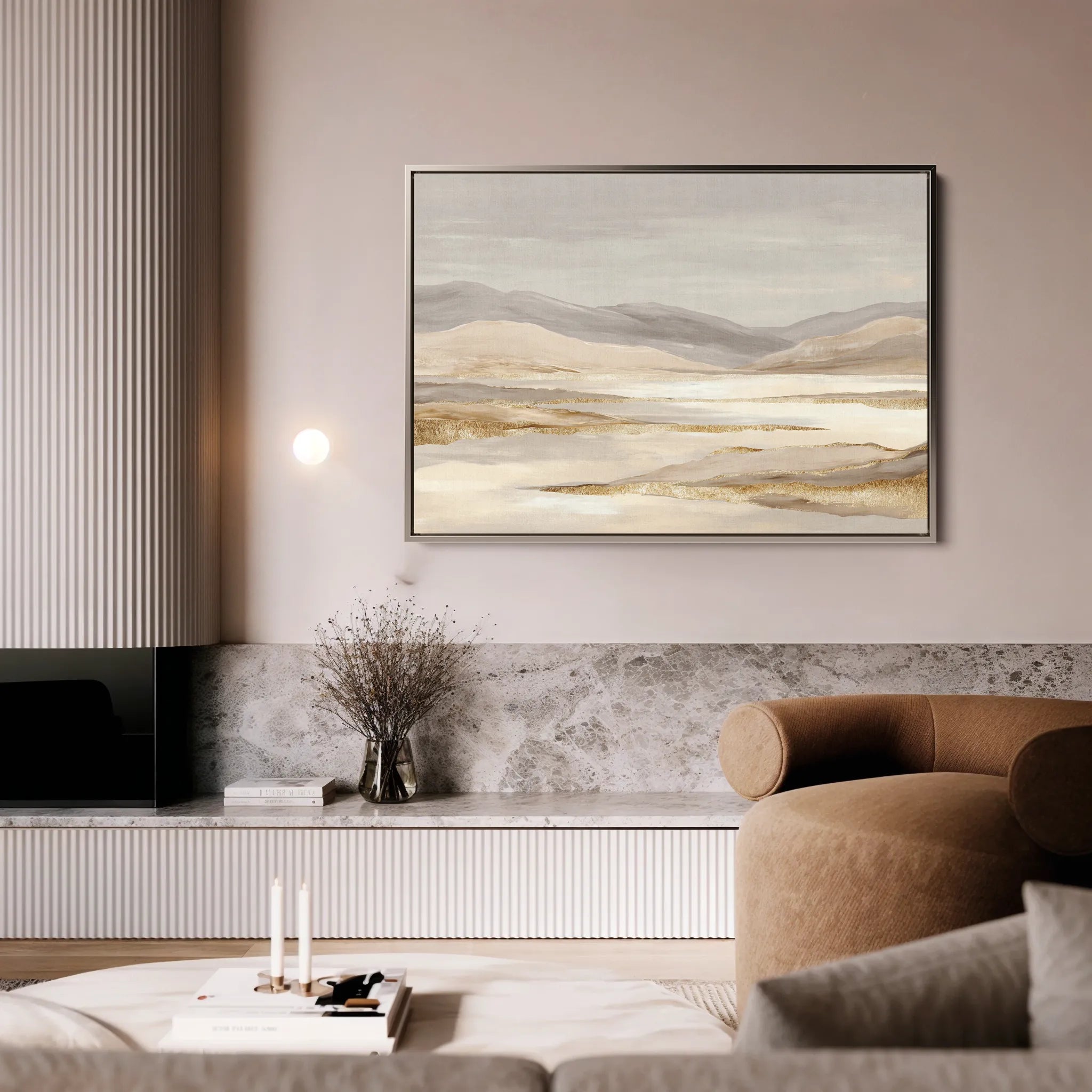 Abstract 1753 Canvas Art 60 x 40 cm / Black