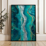 Abstract 1757 Canvas Art 60 x 40 cm / Black