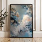 Abstract 1759 Canvas Art 60 x 40 cm / Black