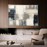 Abstract 176 Canvas Art 60 x 40 cm / Black