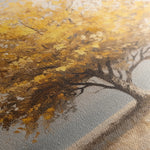 Landscape 176 Canvas Art 60 x 40 cm / Black