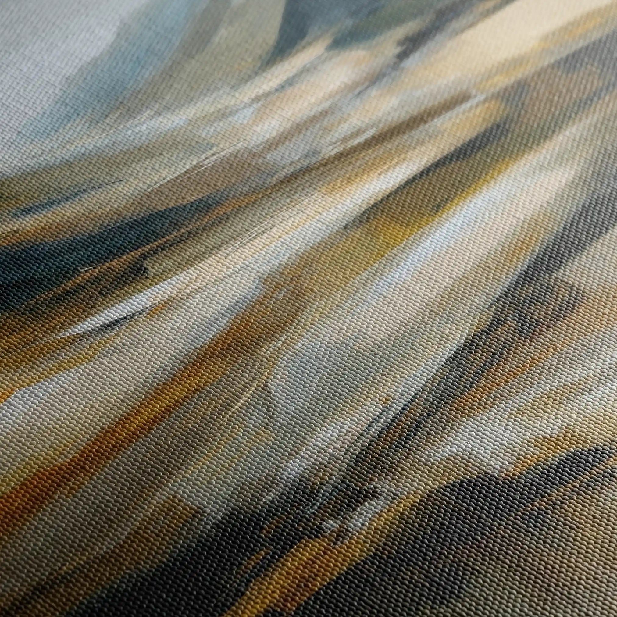 Abstract 1767 Canvas Art 60 x 40 cm / Black