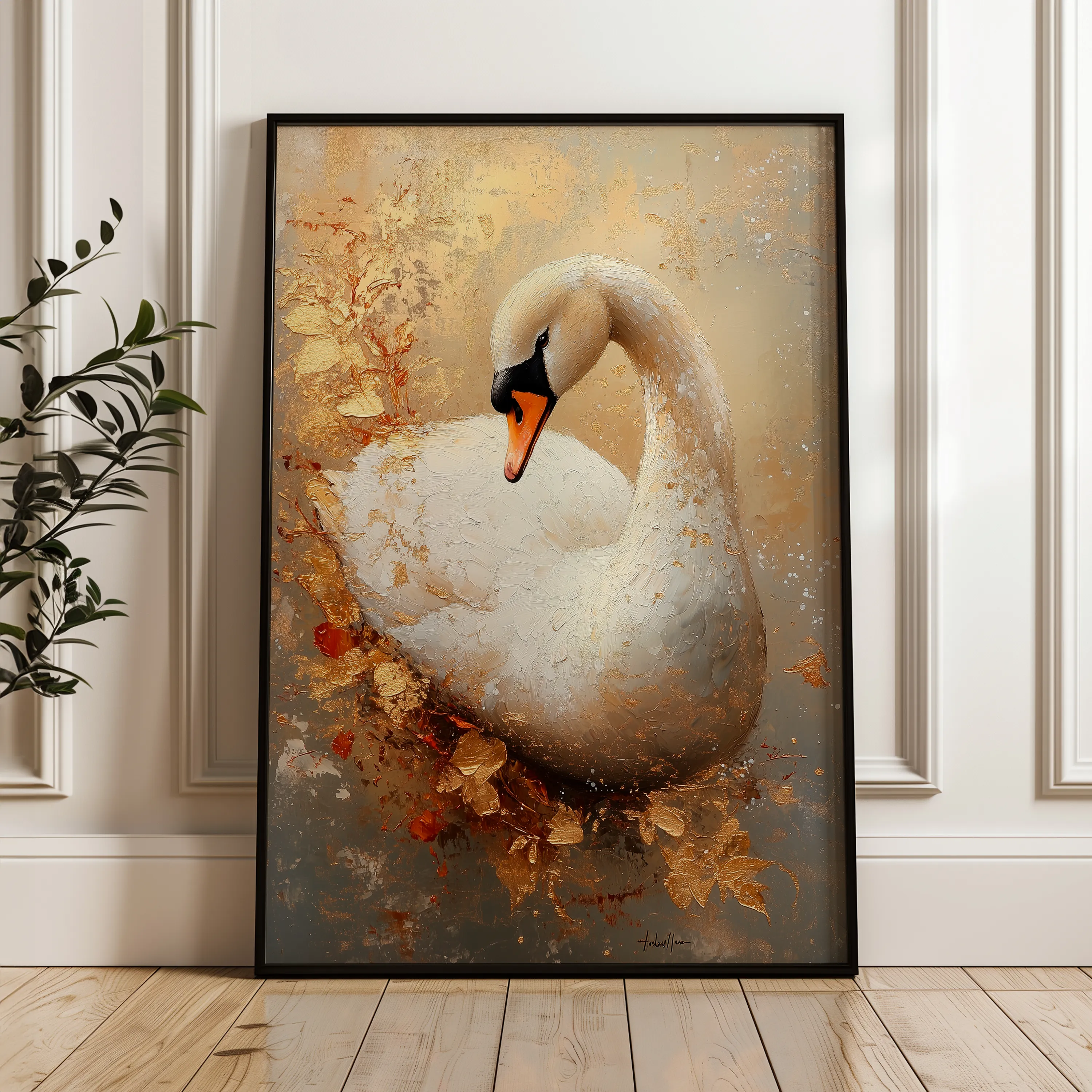 Animals 177 Canvas Art 60 x 40 cm / Black
