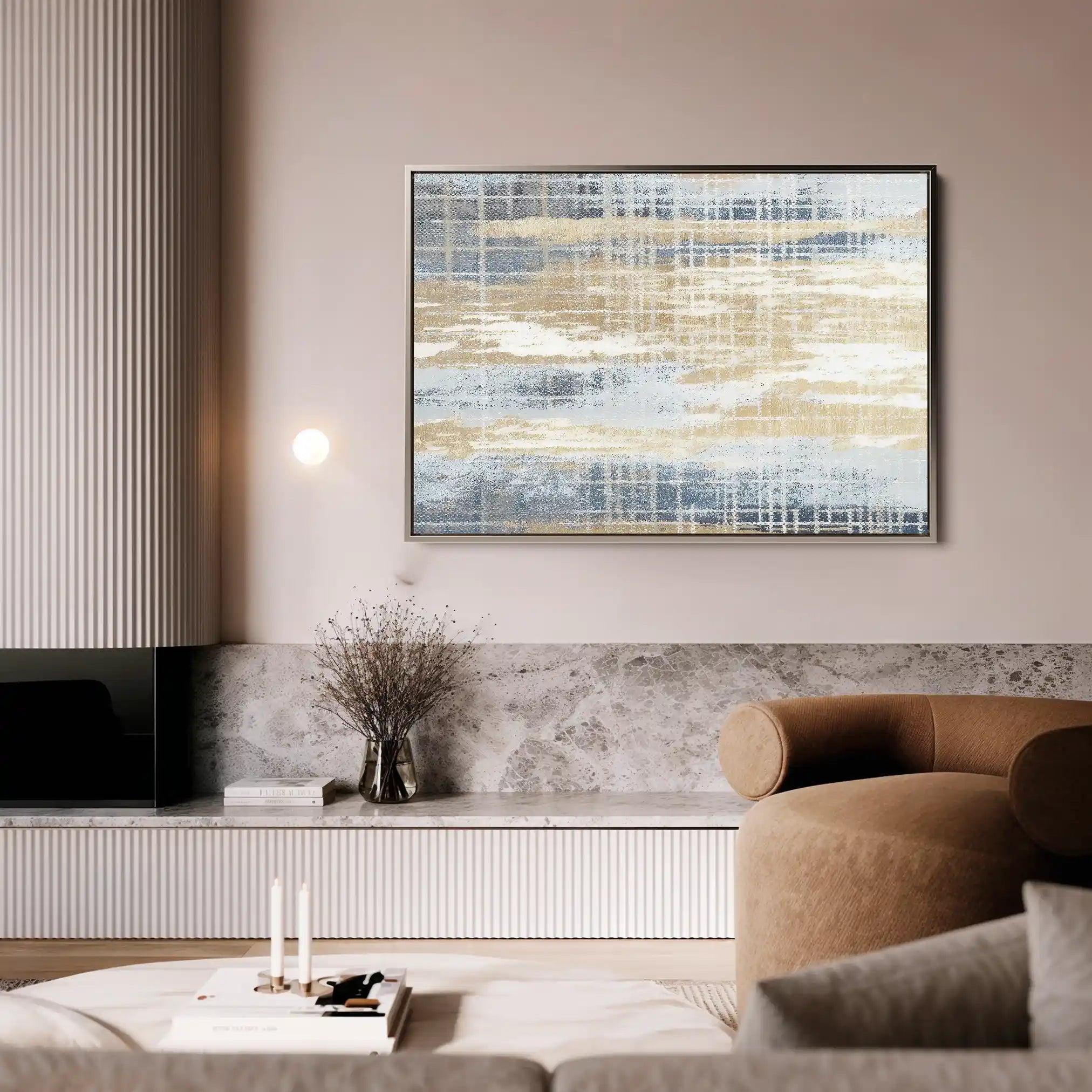 Abstract 177 Canvas Art 60 x 40 cm / Black