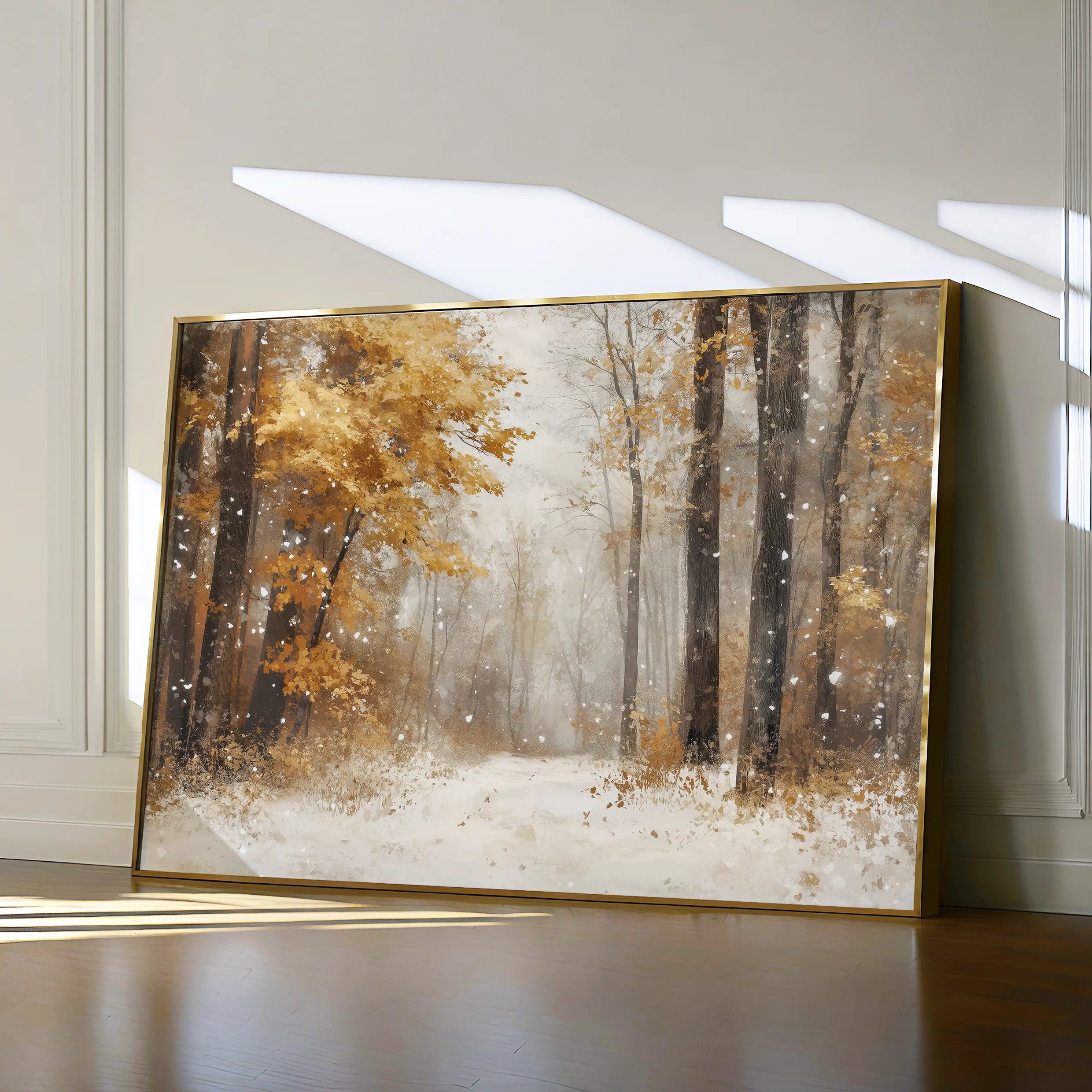 Landscape 177 Canvas Art 60 x 40 cm / Black