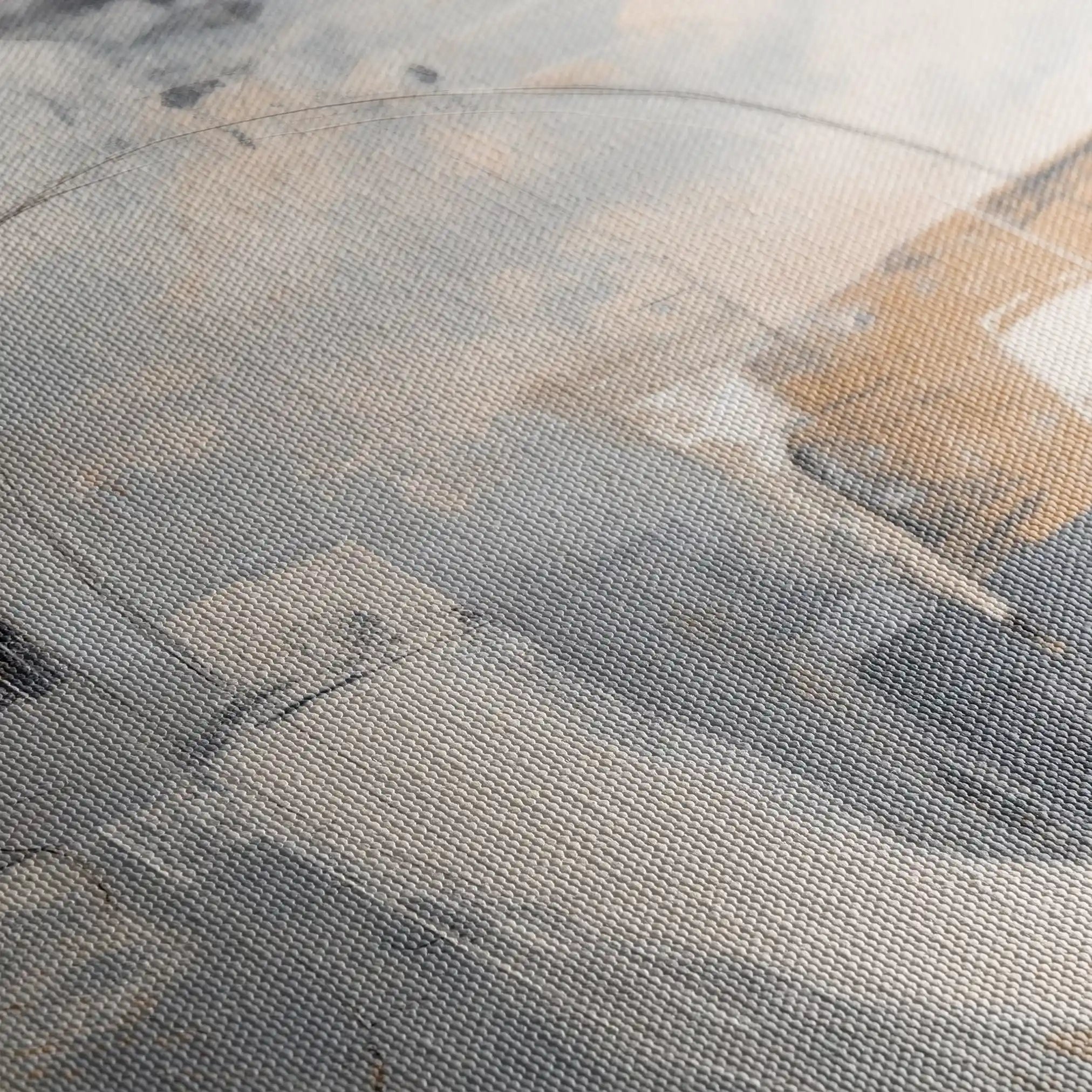 Abstract 1775 Canvas Art 60 x 40 cm / Black