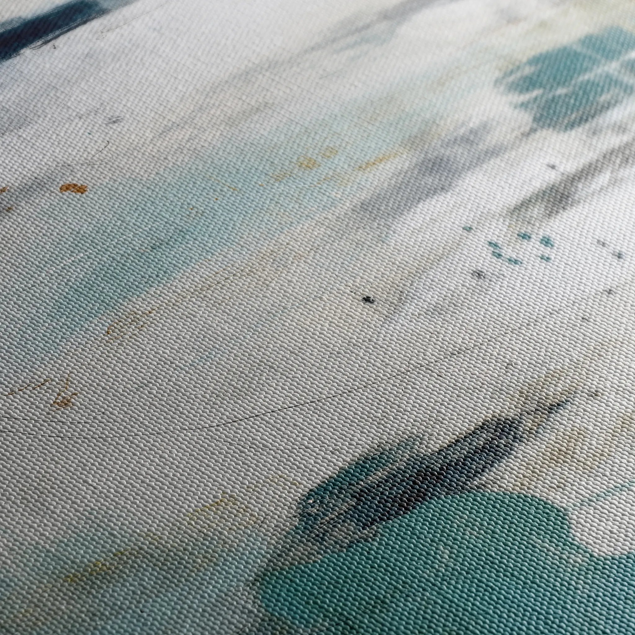 Abstract 1777 Canvas Art 60 x 40 cm / Black
