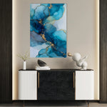 Abstract 1778 Canvas Art 60 x 40 cm / Black