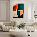 Abstract 1779 Canvas Art 60 x 40 cm / Black