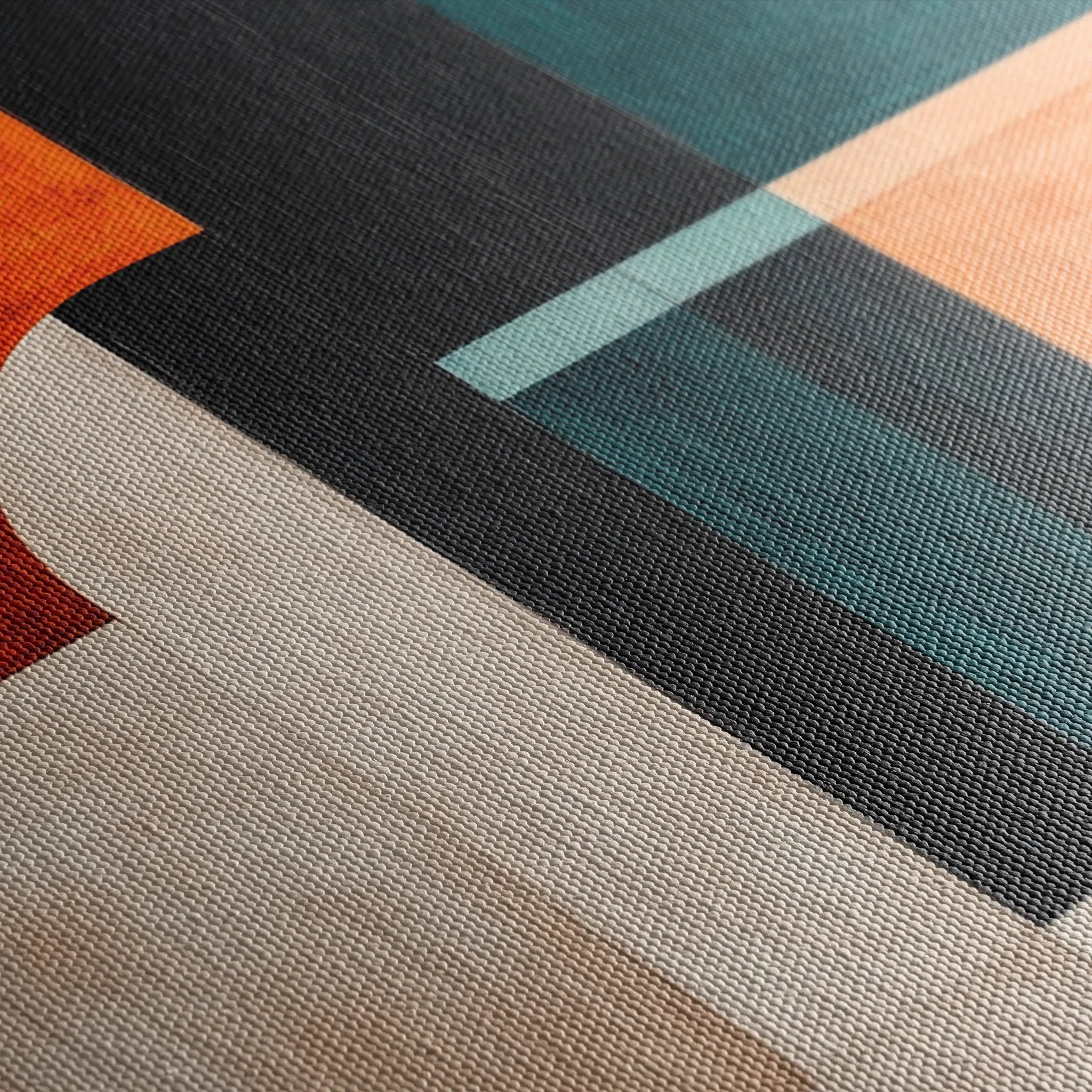 Abstract 1779 Canvas Art 60 x 40 cm / Black