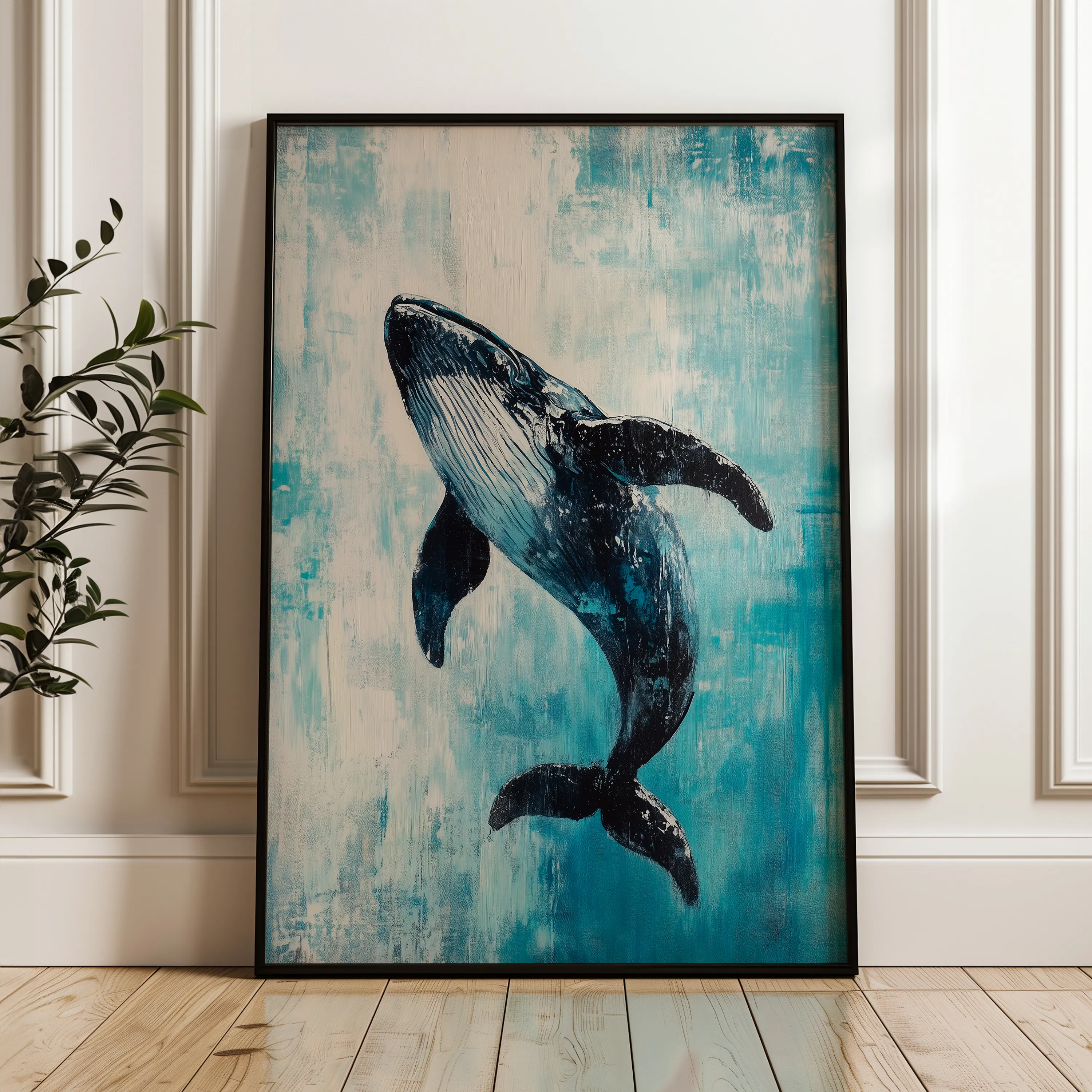 Animals 178 Canvas Art 60 x 40 cm / Black