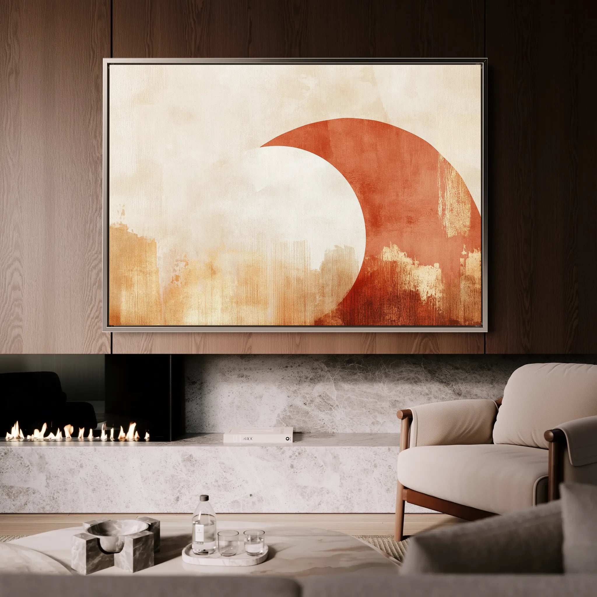 Boho 178 Canvas Art 60 x 40 cm / Black