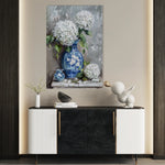 Floral 178 Canvas Art 60 x 40 cm / Black