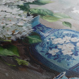 Floral 178 Canvas Art 60 x 40 cm / Black