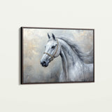 Horses 178 Canvas Art 60 x 40 cm / Black