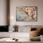 Portrait 178 Canvas Art 60 x 40 cm / Black