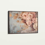 Portrait 178 Canvas Art 60 x 40 cm / Black