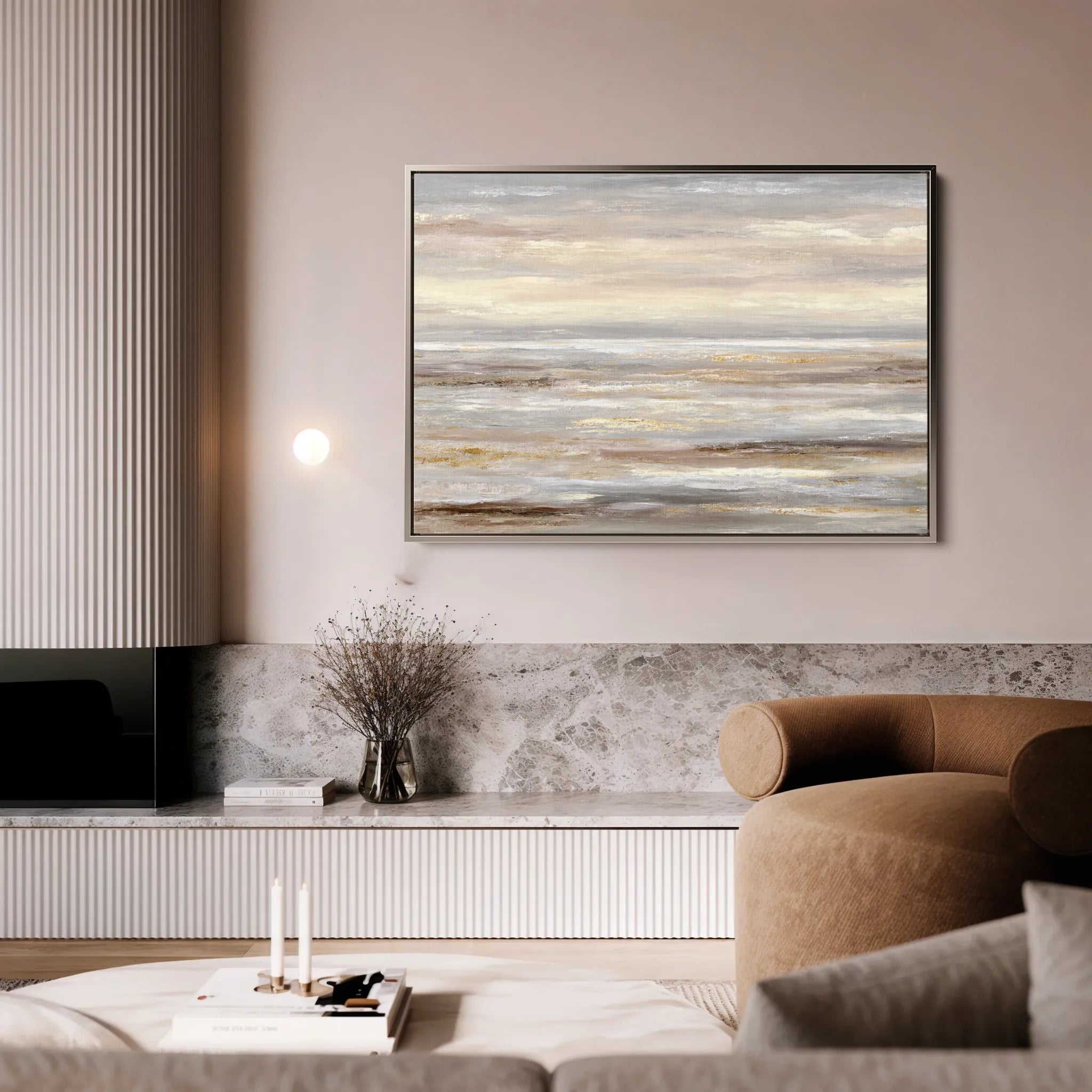 Abstract 1781 Canvas Art 60 x 40 cm / Black