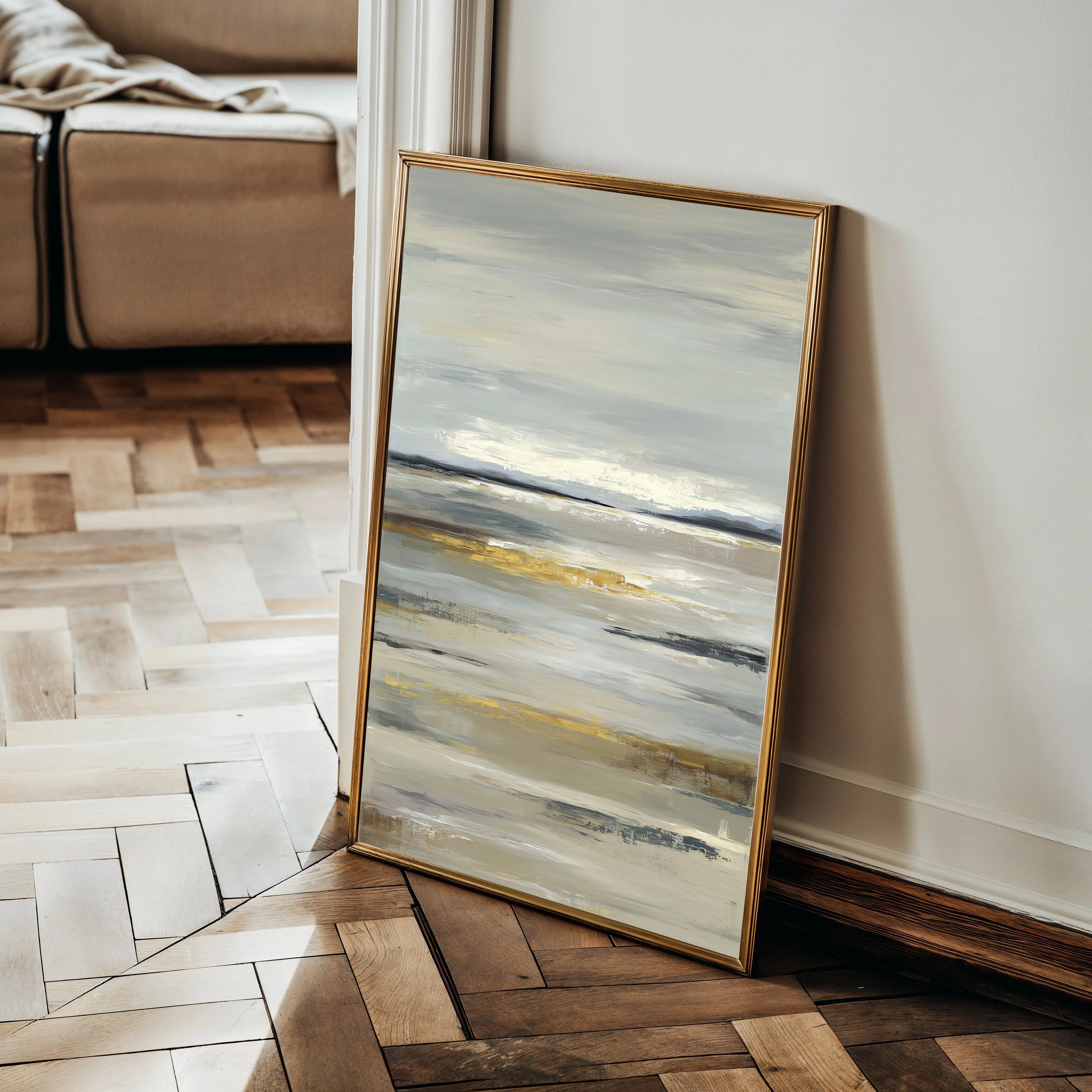 Abstract 1786 Canvas Art 60 x 40 cm / Black
