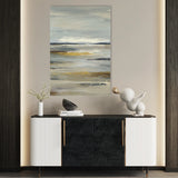 Abstract 1786 Canvas Art 60 x 40 cm / Black