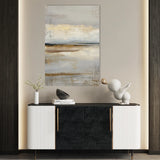 Abstract 1787 Canvas Art 60 x 40 cm / Black