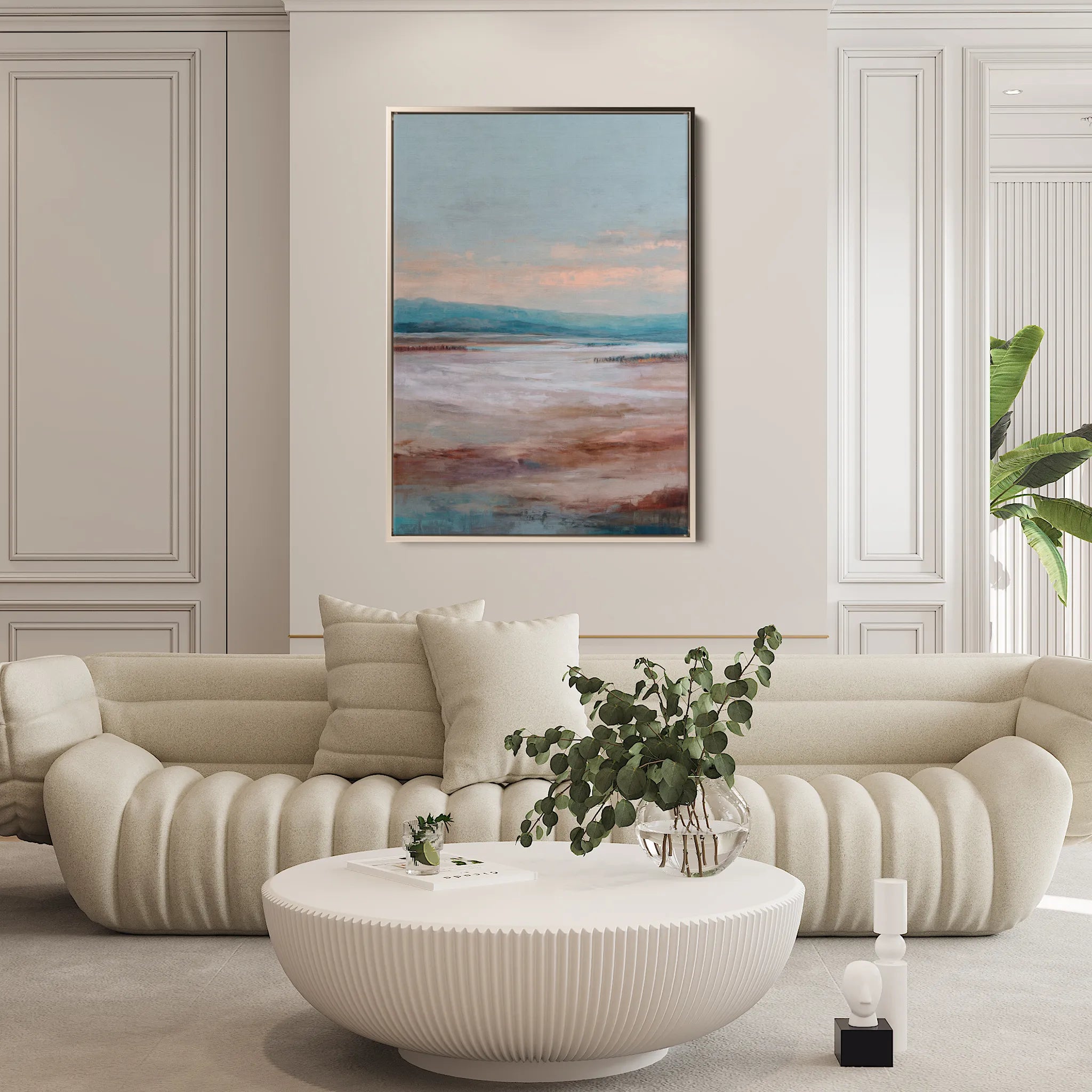 Abstract 1788 Canvas Art 60 x 40 cm / Black