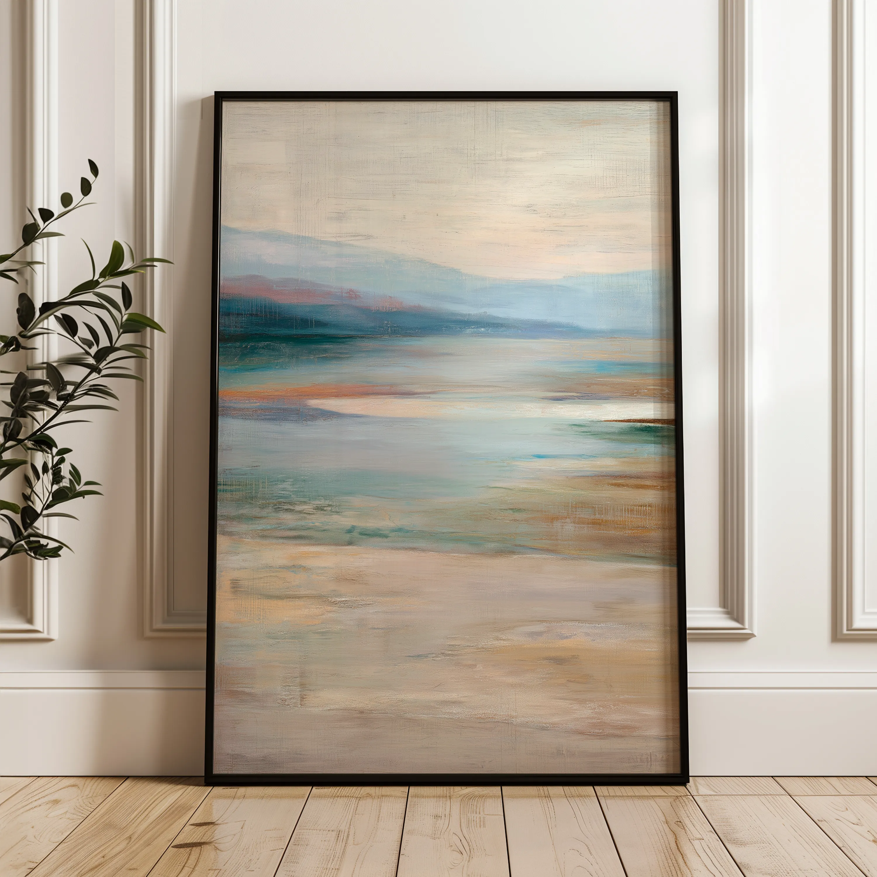 Abstract 1789 Canvas Art 60 x 40 cm / Black
