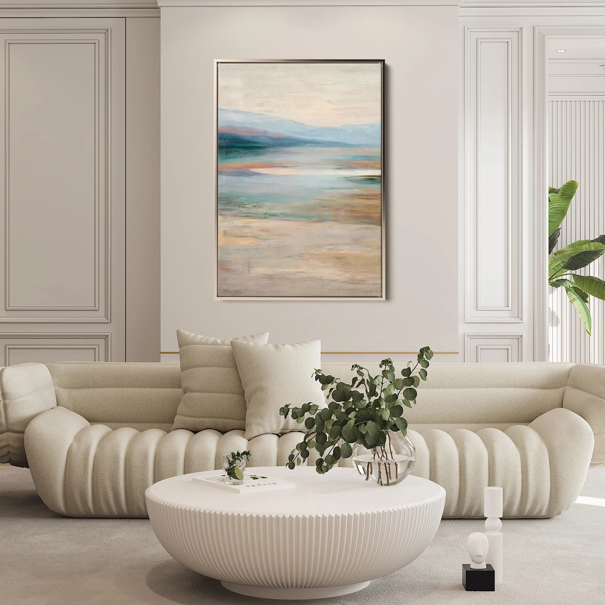 Abstract 1789 Canvas Art 60 x 40 cm / Black