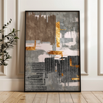 Abstract 179 Canvas Art 60 x 40 cm / Black