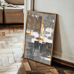 Abstract 179 Canvas Art 60 x 40 cm / Black
