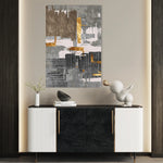 Abstract 179 Canvas Art 60 x 40 cm / Black