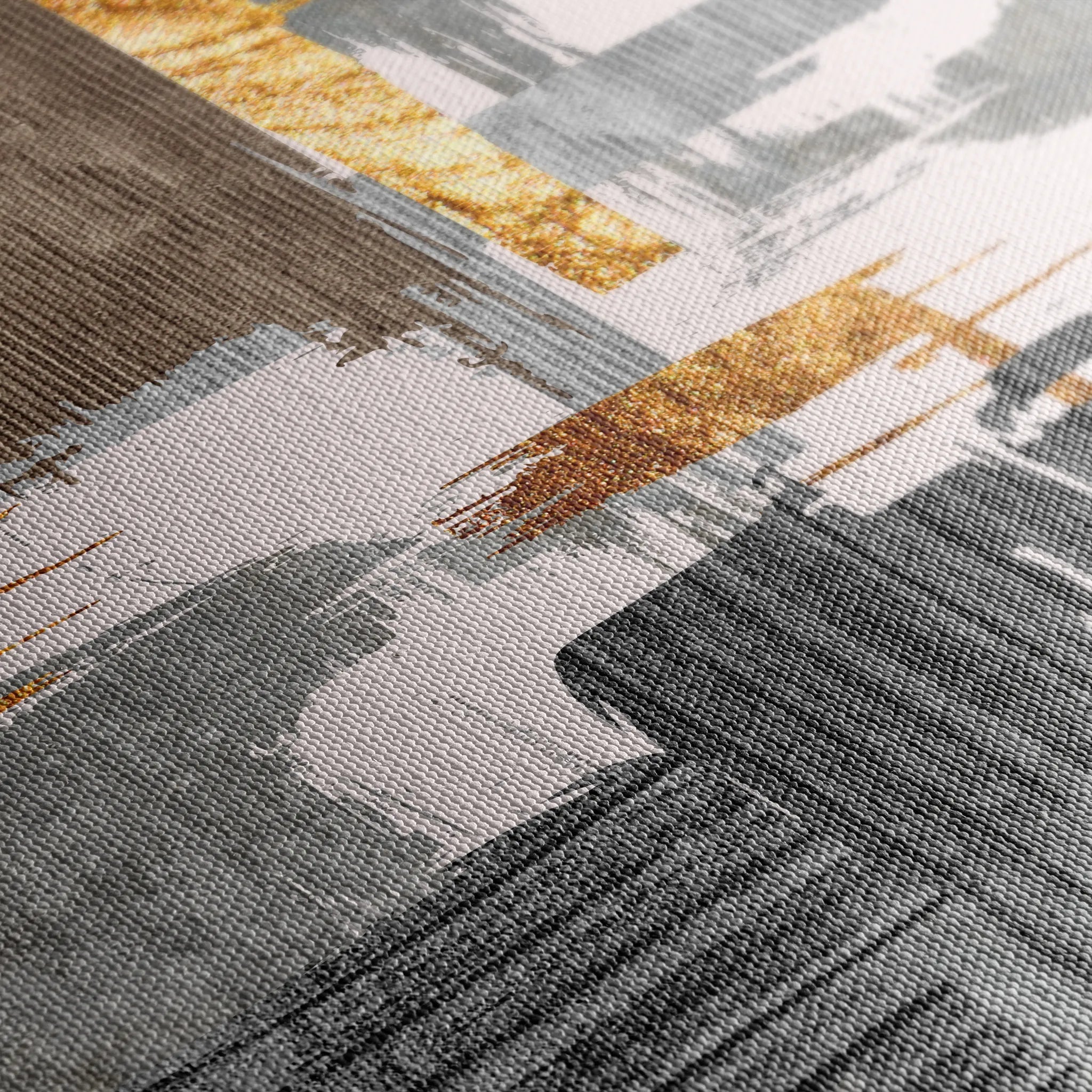 Abstract 179 Canvas Art 60 x 40 cm / Black