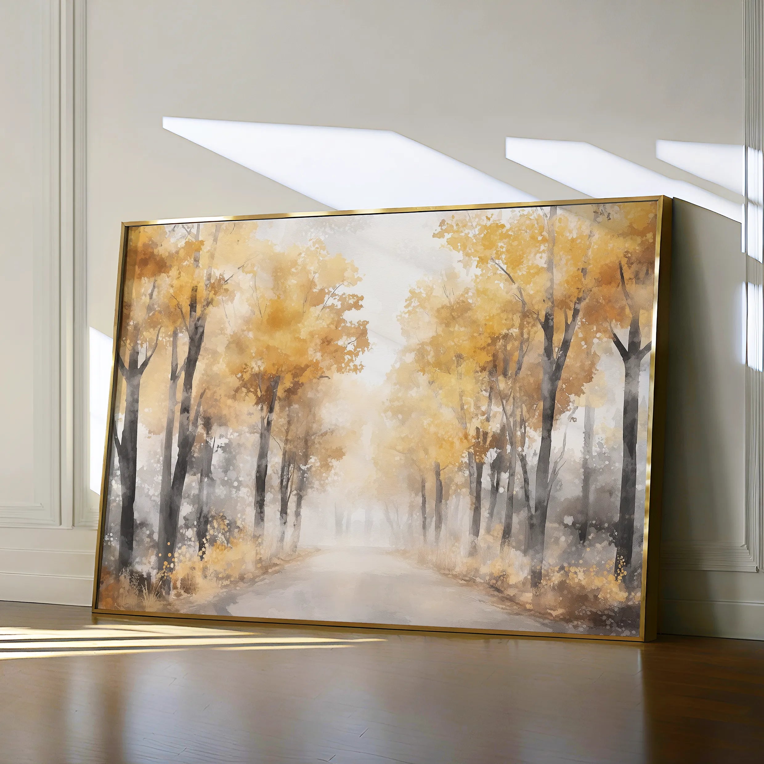 Landscape 179 Canvas Art 60 x 40 cm / Black