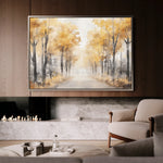 Landscape 179 Canvas Art 60 x 40 cm / Black